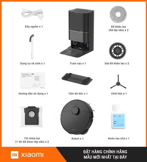 Dọn dẹp nhà cửa thông minh với Xiaomi Dreame X30 Ultra tại Quảng Nam
