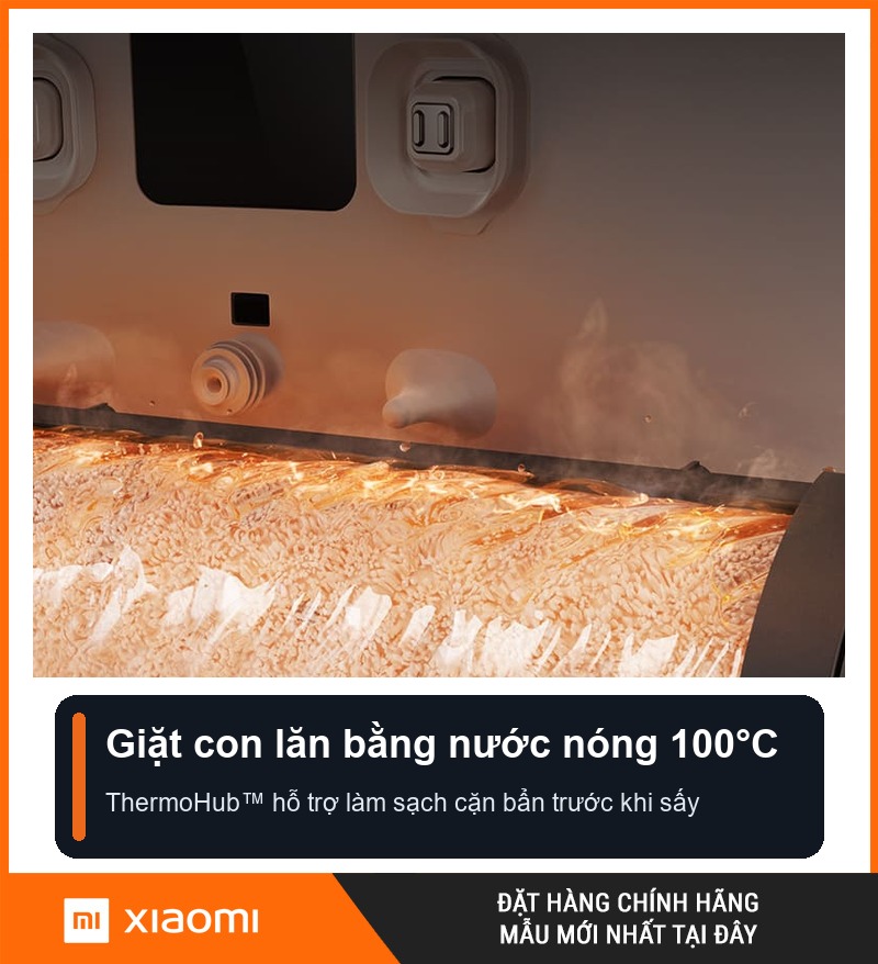 Trạm Dreame Aqua10 Ultra Roller giặt con lăn bằng nước nóng