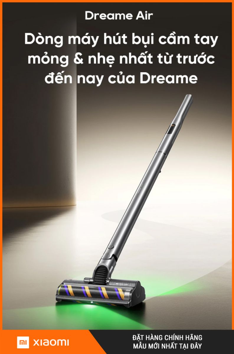Dreame Air Máy hút bụi lau nhà cầm tay – Bản Quốc Tế