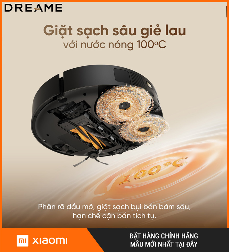 Dreame L50s Pro Ultra Trắng/Đen - Robot Hút Bụi Lau Nhà