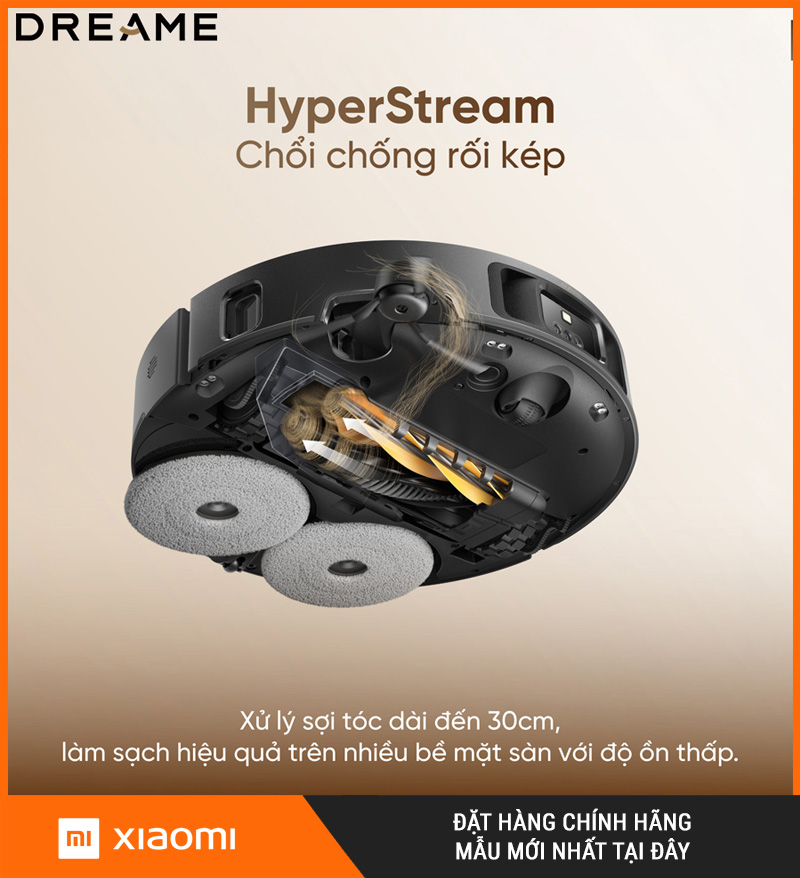 Dreame L50s Pro Ultra Trắng/Đen - Robot Hút Bụi Lau Nhà