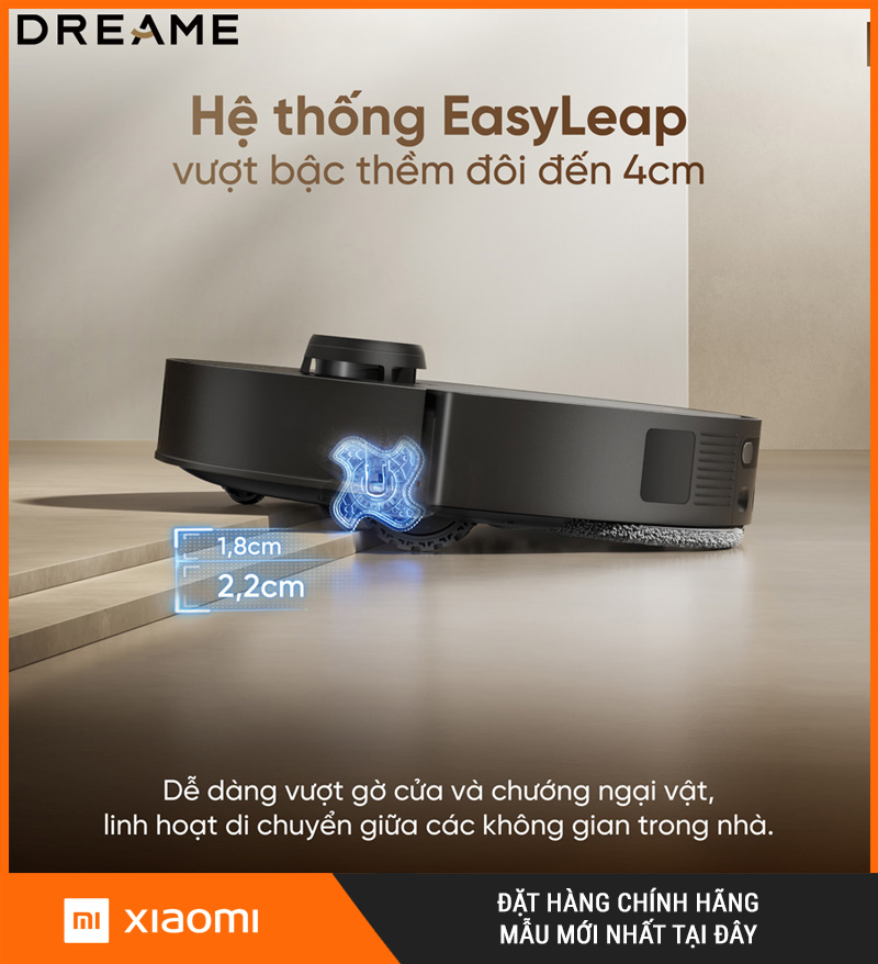 Dreame L50s Pro Ultra Trắng/Đen - Robot Hút Bụi Lau Nhà