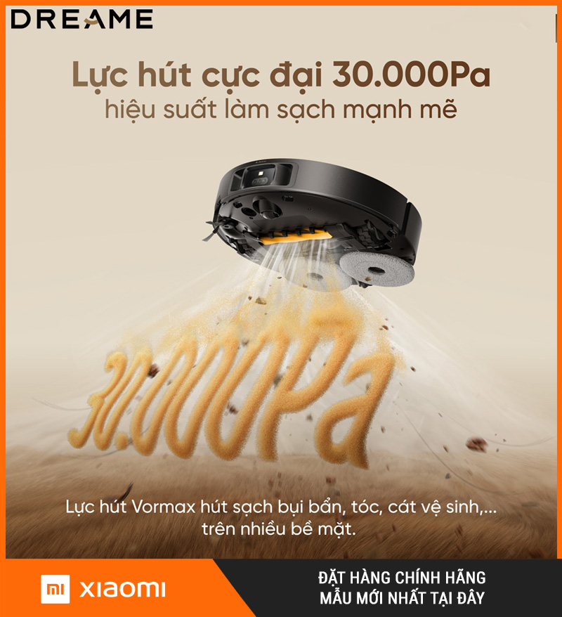 Dreame L50s Pro Ultra Trắng/Đen - Robot Hút Bụi Lau Nhà