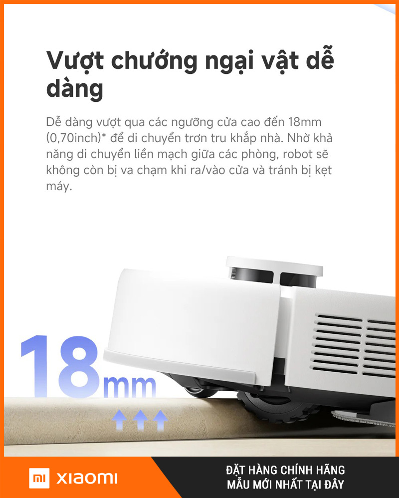 Mova E20s Pro Plus Trắng - Robot Hút Bụi Lau Nhà