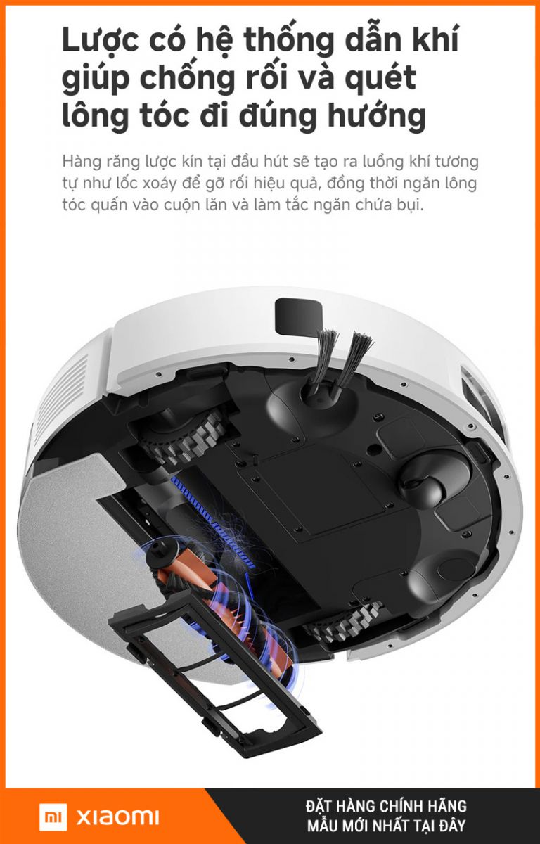 Mova E20s Pro Plus Trắng - Robot Hút Bụi Lau Nhà