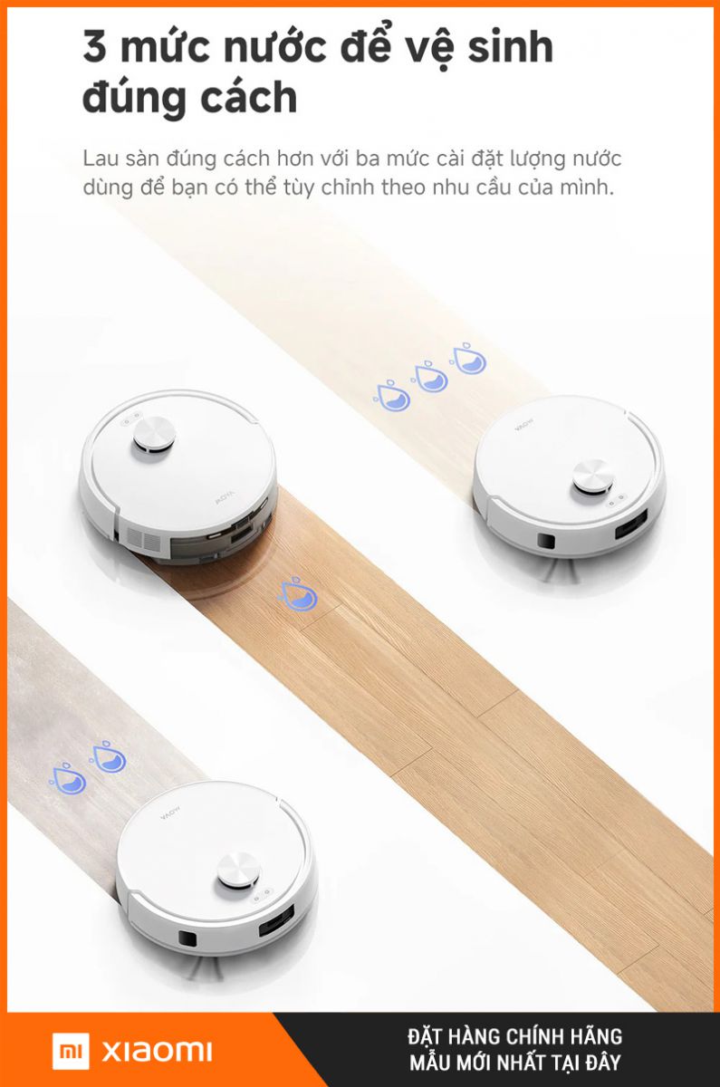 Mova E20s Pro Plus Trắng - Robot Hút Bụi Lau Nhà