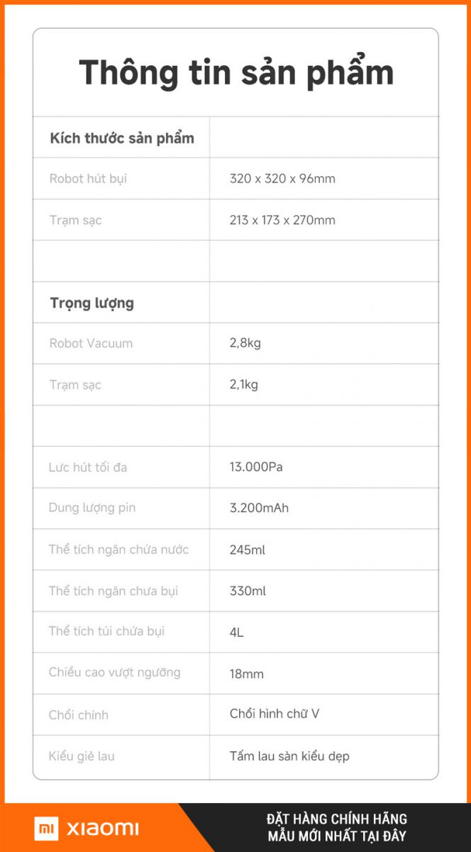 Mova E20s Pro Plus Trắng - Robot Hút Bụi Lau Nhà