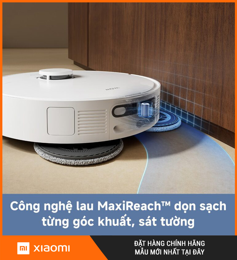 Mova E40 Ultra Trắng - Robot hút bụi lau nhà