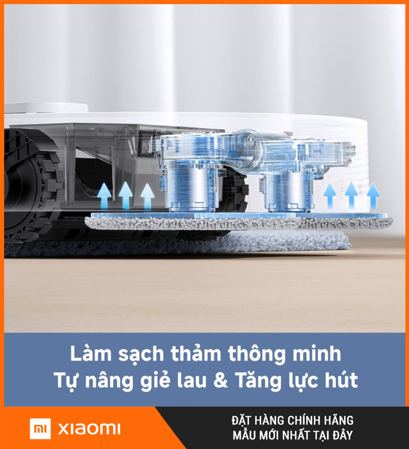 Mova E40 Ultra Trắng - Robot hút bụi lau nhà