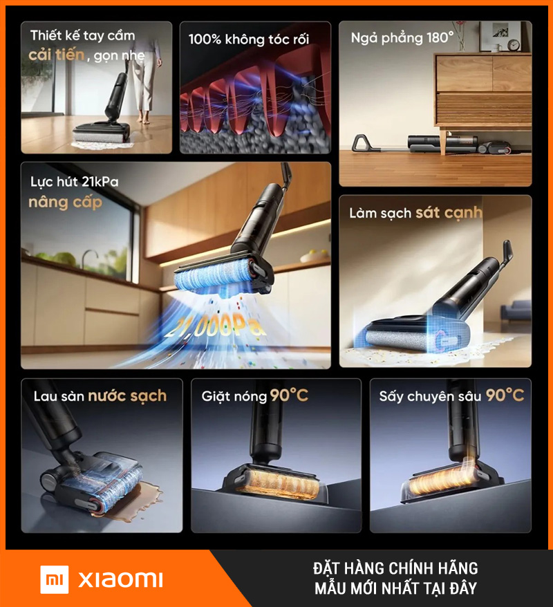 Dreame H12 GT - Máy hút bụi khô và ướt