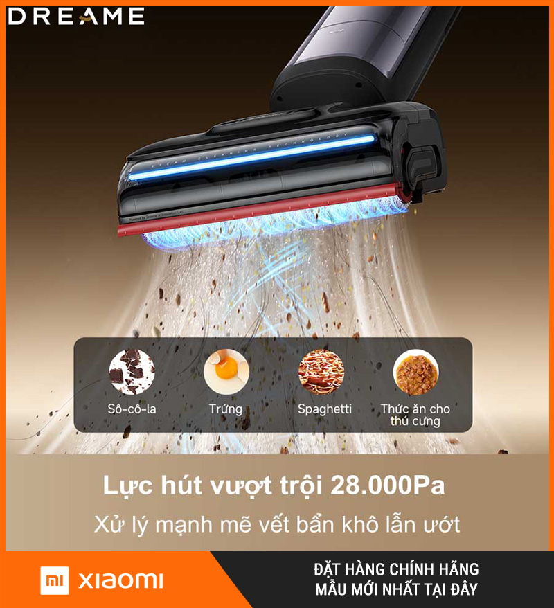 Dreame H16 Pro Steam Máy hút bụi lau nhà cầm tay – Bản Quốc Tế