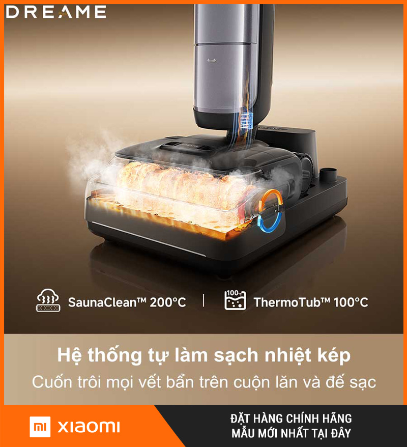 Dreame H16 Pro Steam Máy hút bụi lau nhà cầm tay – Bản Quốc Tế