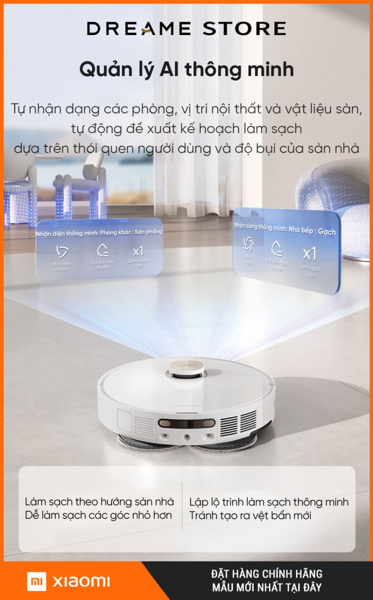Dreame L10s Ultra Heat Trắng- Robot hút bụi lau nhà