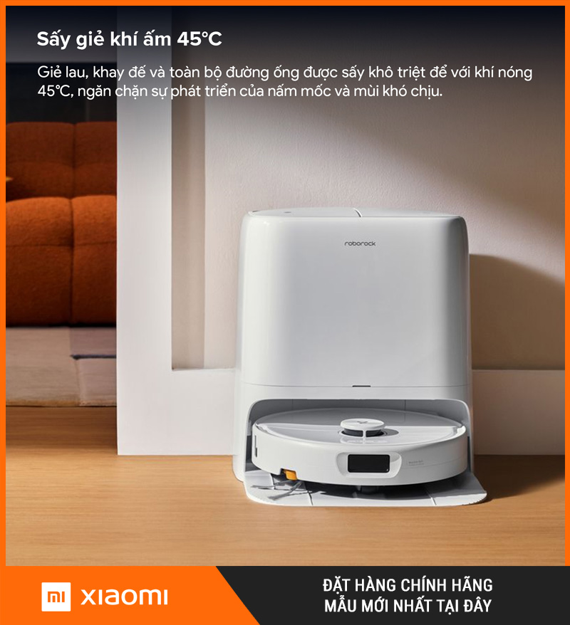 Roborock Qrevo 2 Pro Trắng - Robot Hút Bụi Lau Nhà Thông Minh