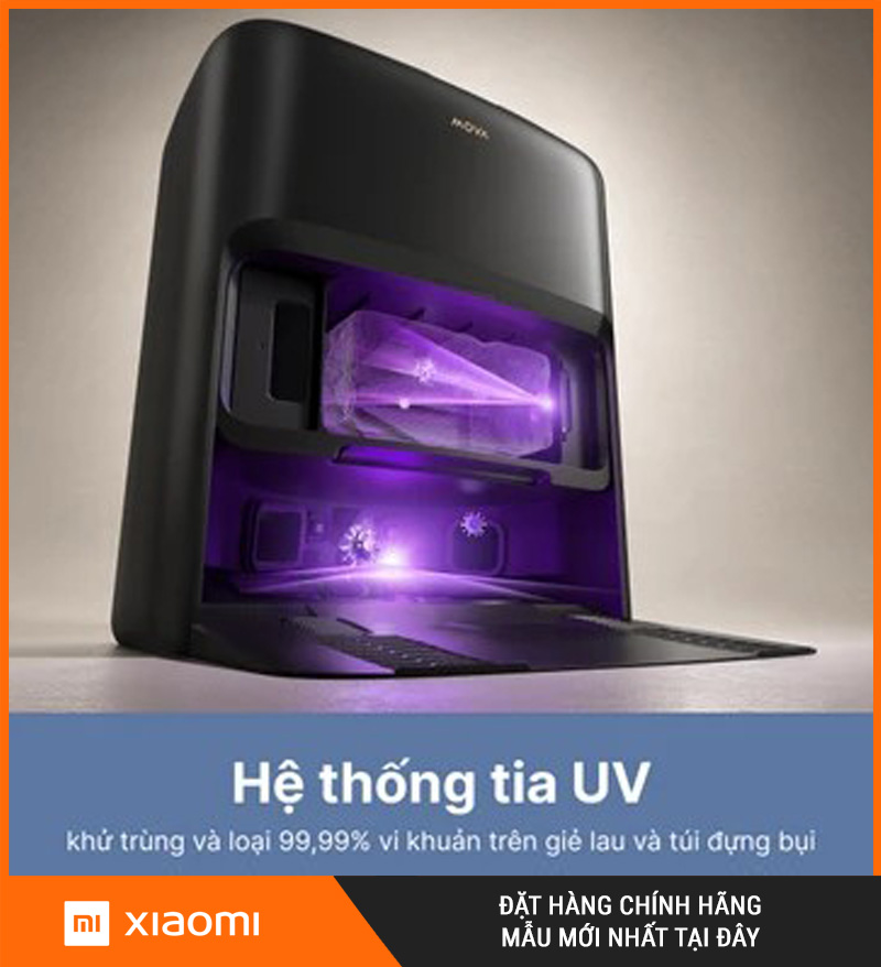 Mova V50 Ultra Trắng/Đen - Robot hút bụi lau nhà