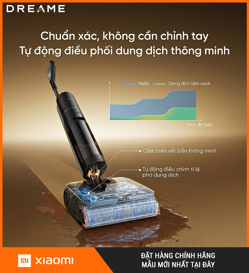 Dreame H16 Steam - Máy Hút Bụi Lau Nhà Cầm Tay