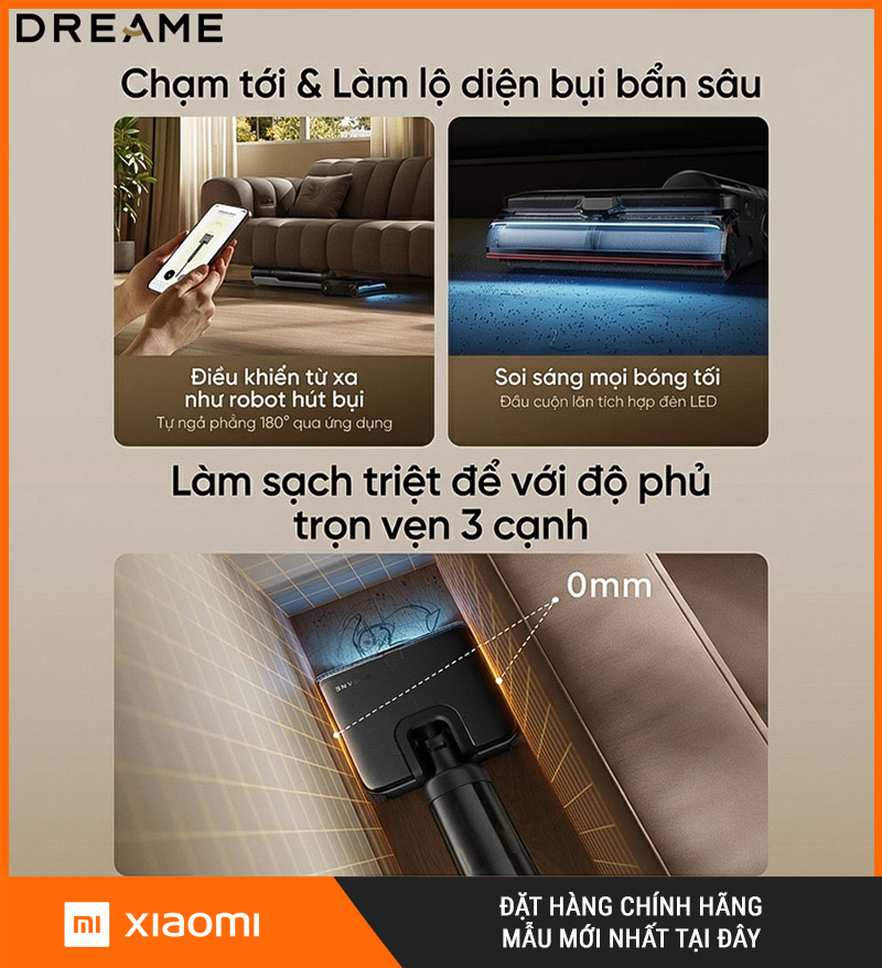 Dreame H16 Steam - Máy Hút Bụi Lau Nhà Cầm Tay