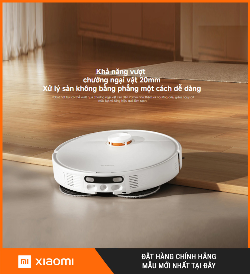 Xiaomi H50 Trắng - Robot Hút Bụi Lau Nhà Thông Minh