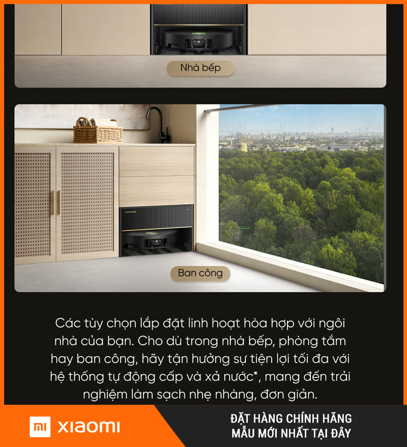 Robot lau nhà Dreame X50 Master