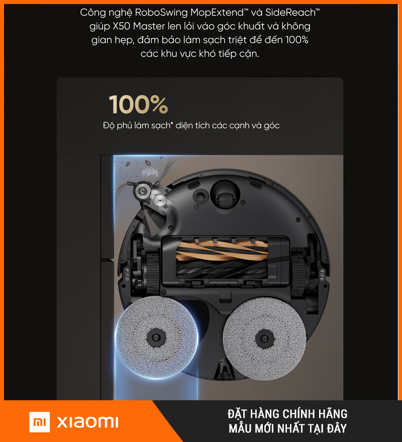 Robot lau nhà Dreame X50 Master