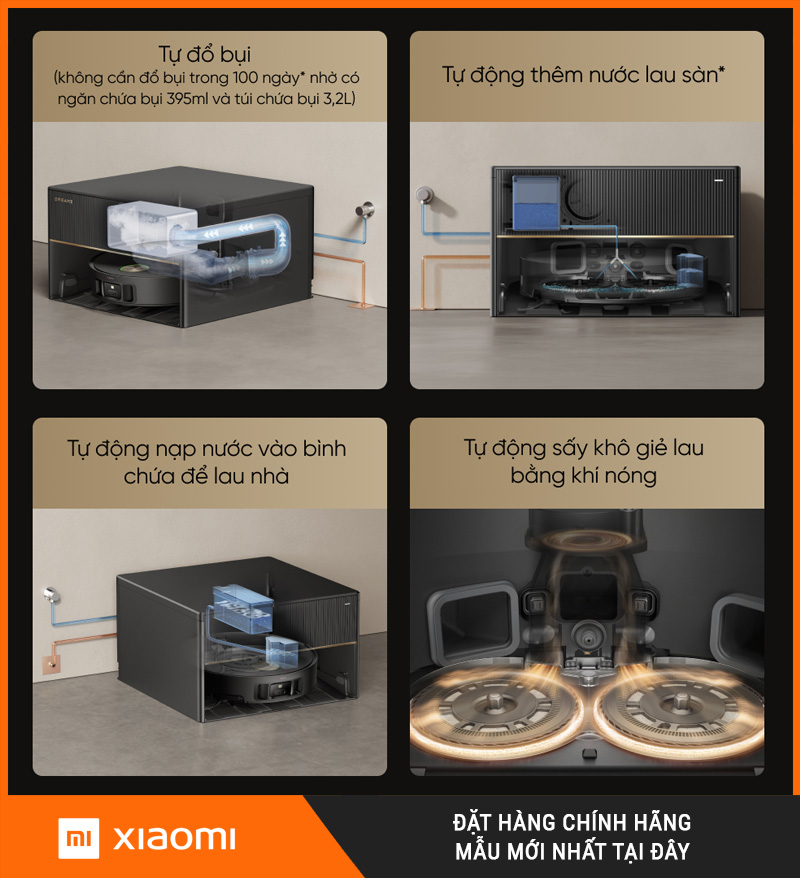 Robot lau nhà Dreame X50 Master