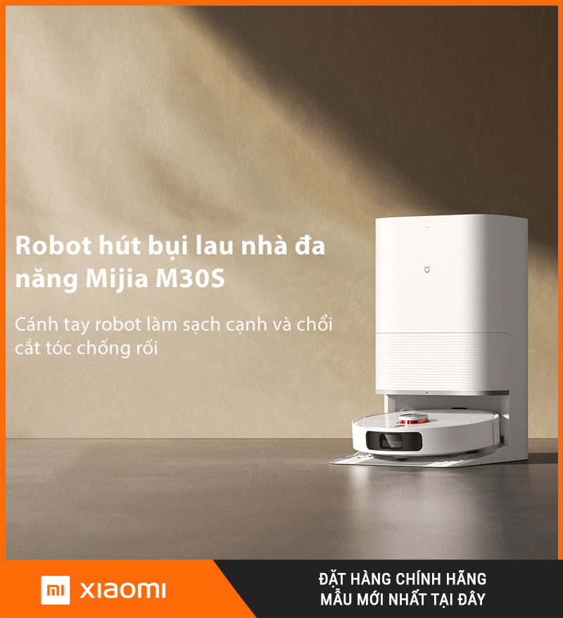 Robot Hút Bụi Lau Nhà Mijia M30S