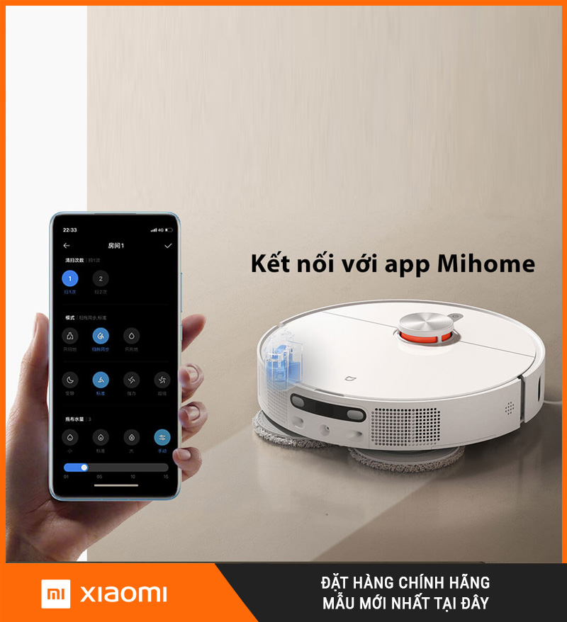 Robot Hút Bụi Lau Nhà Mijia M30S