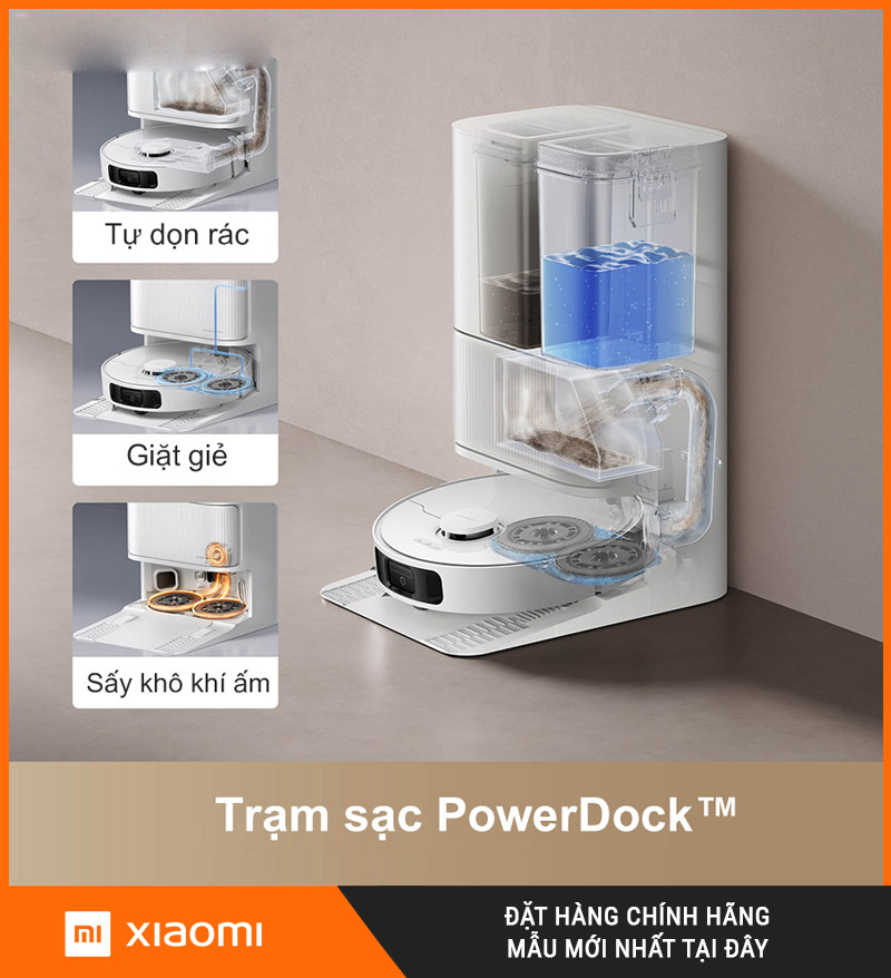 Robot Hút Bụi Lau Nhà Dreame D20 Ultra - Chính Hãng, Giá Rẻ