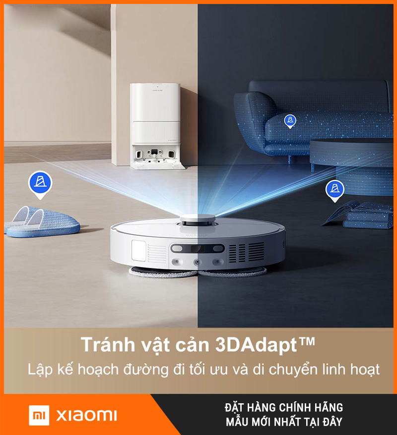 Robot Hút Bụi Lau Nhà Dreame D20 Ultra - Chính Hãng, Giá Rẻ