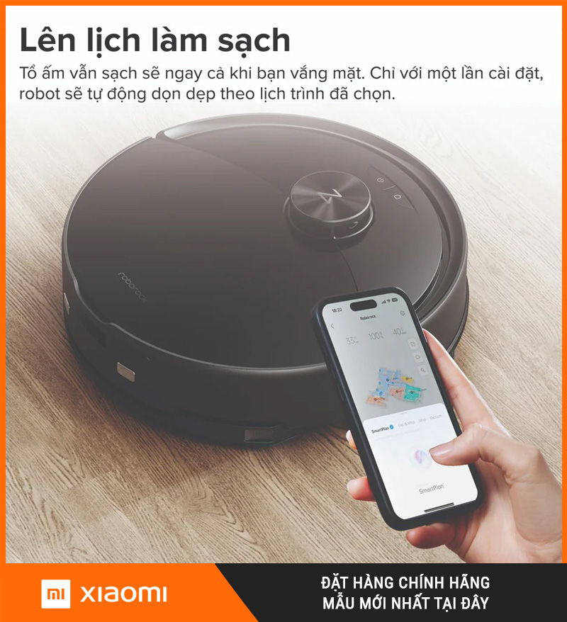 Robot Hút Bụi Lau Nhà Roborock Q10 PF