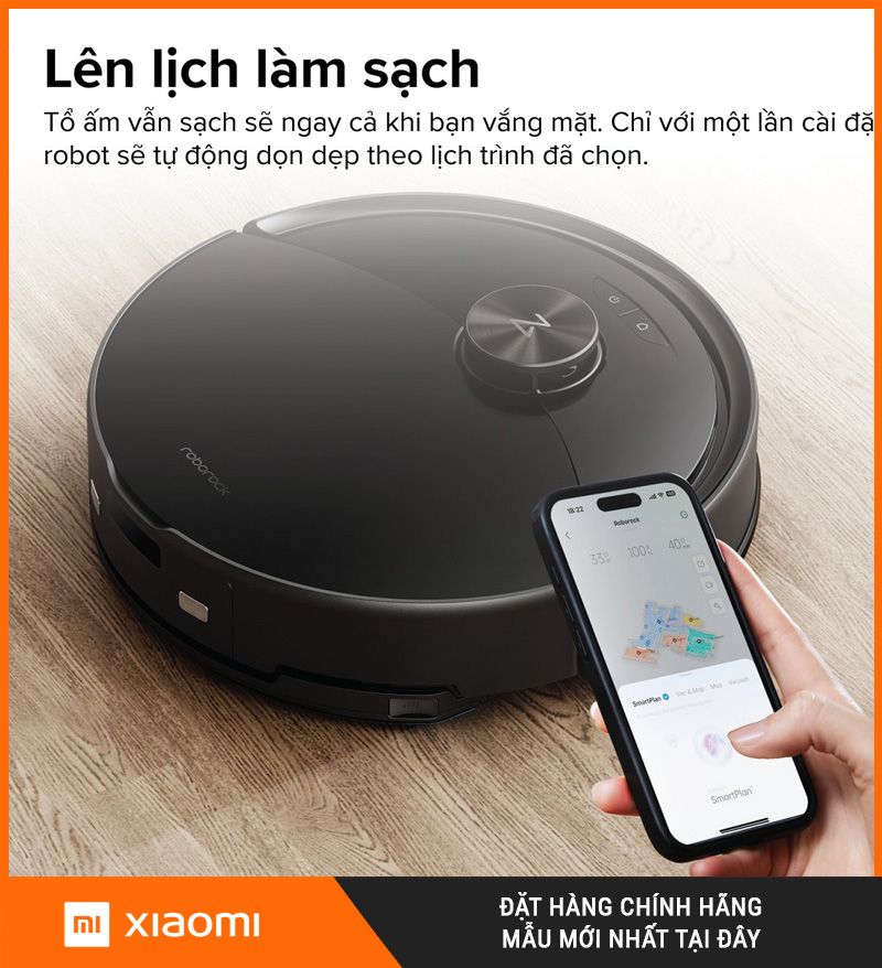 Robot Hút Bụi Lau Nhà Roborock Q10 VF