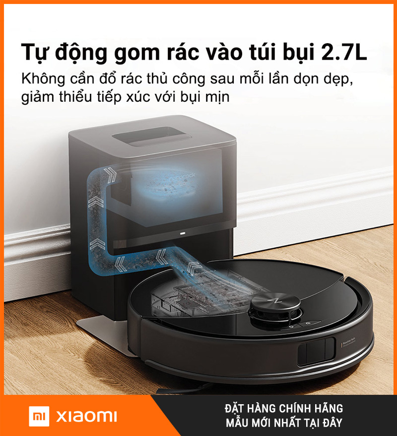 Robot Hút Bụi Lau Nhà Roborock Q10 PF (+) Plus Chính Hãng