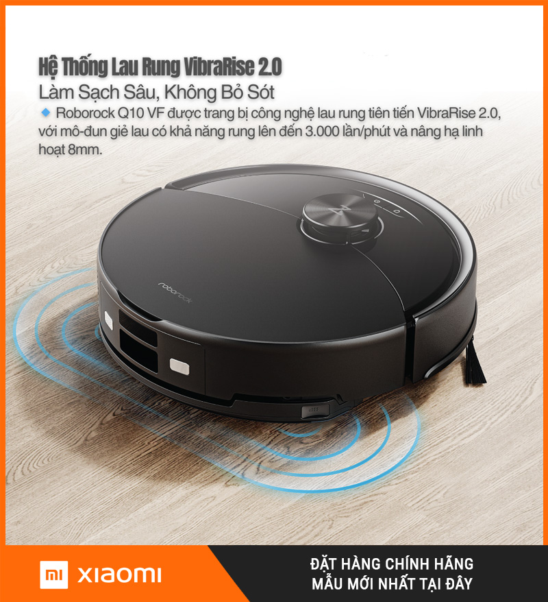 Robot Hút Bụi Lau Nhà Roborock Q10 VF Plus (+) Cao Cấp