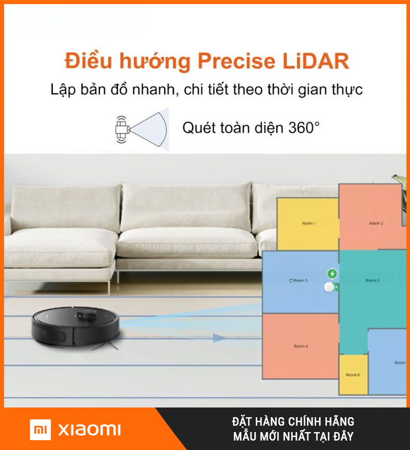 Robot Hút Bụi Lau Nhà Roborock Q7 TF Plus (+) Cao Cấp