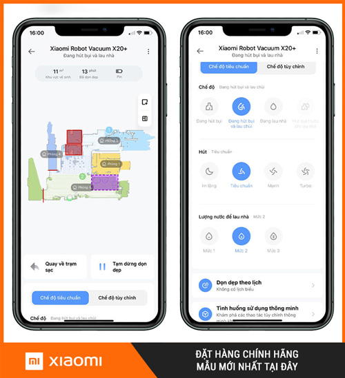 điều khiển qua app mihome