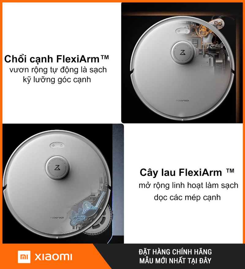 Robot Hút Bụi Lau Nhà Roborock Q Revo Edge 5V1