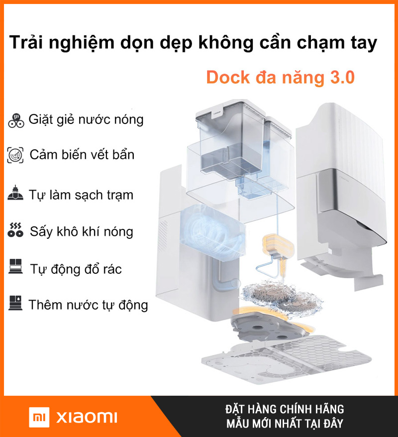 Robot Hút Bụi Lau Nhà Roborock Q Revo Edge 5V1