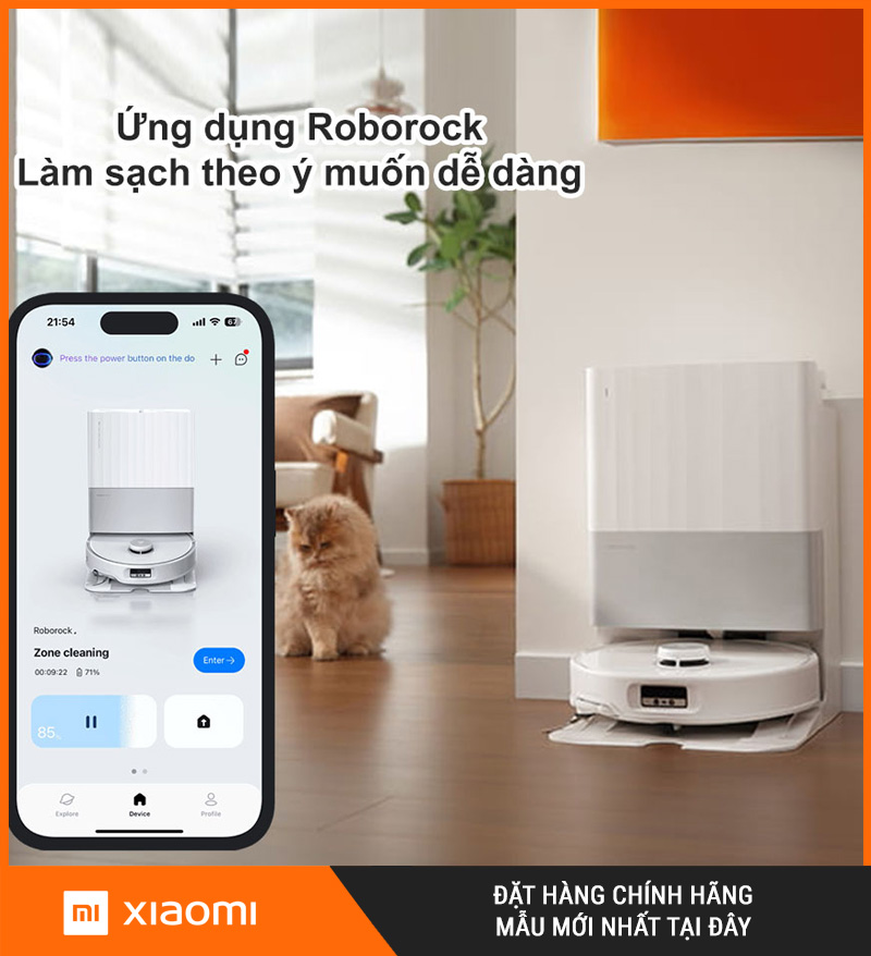 Robot Hút Bụi Lau Nhà Roborock Q Revo Edge 5V1