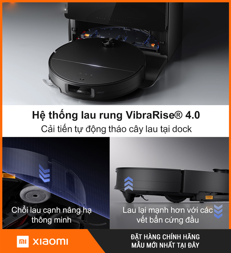 Robot Hút Bụi Lau Nhà Roborock Saros 10