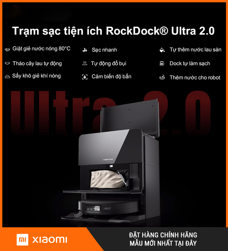 Robot Hút Bụi Lau Nhà Roborock Saros 10