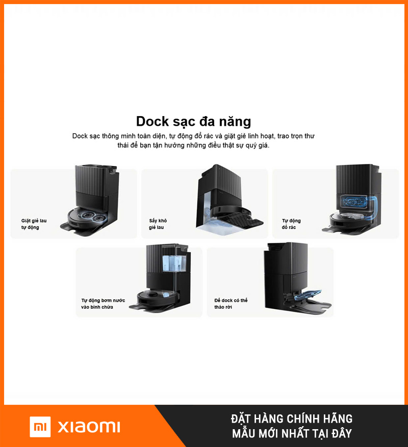 Robot Hút Bụi Lau Nhà Roborock Q Revo 798