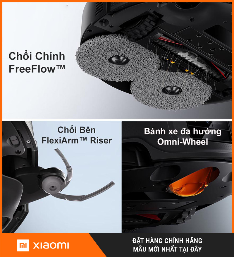 Robot Hút Bụi Lau Nhà Roborock Saros Z70