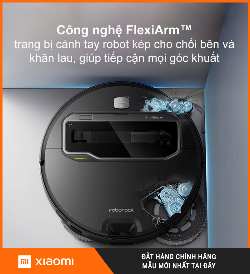 Robot Hút Bụi Lau Nhà Roborock Saros Z70
