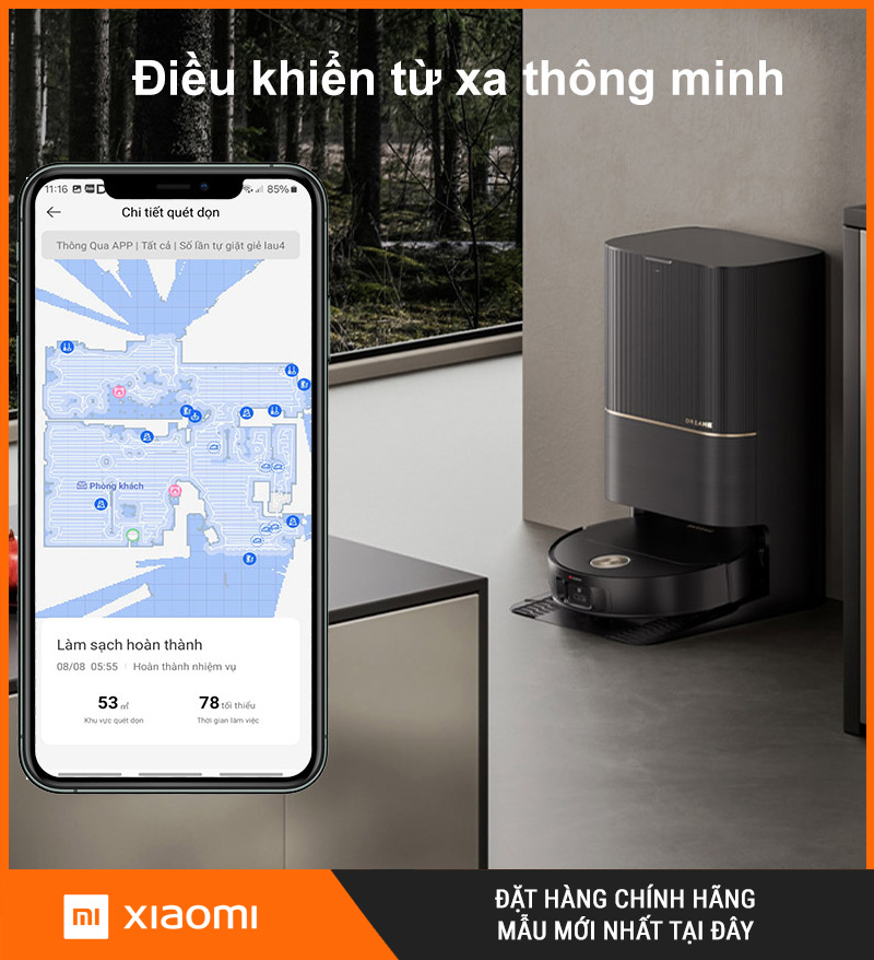 Robot lau nhà Dreame X50 Ultra